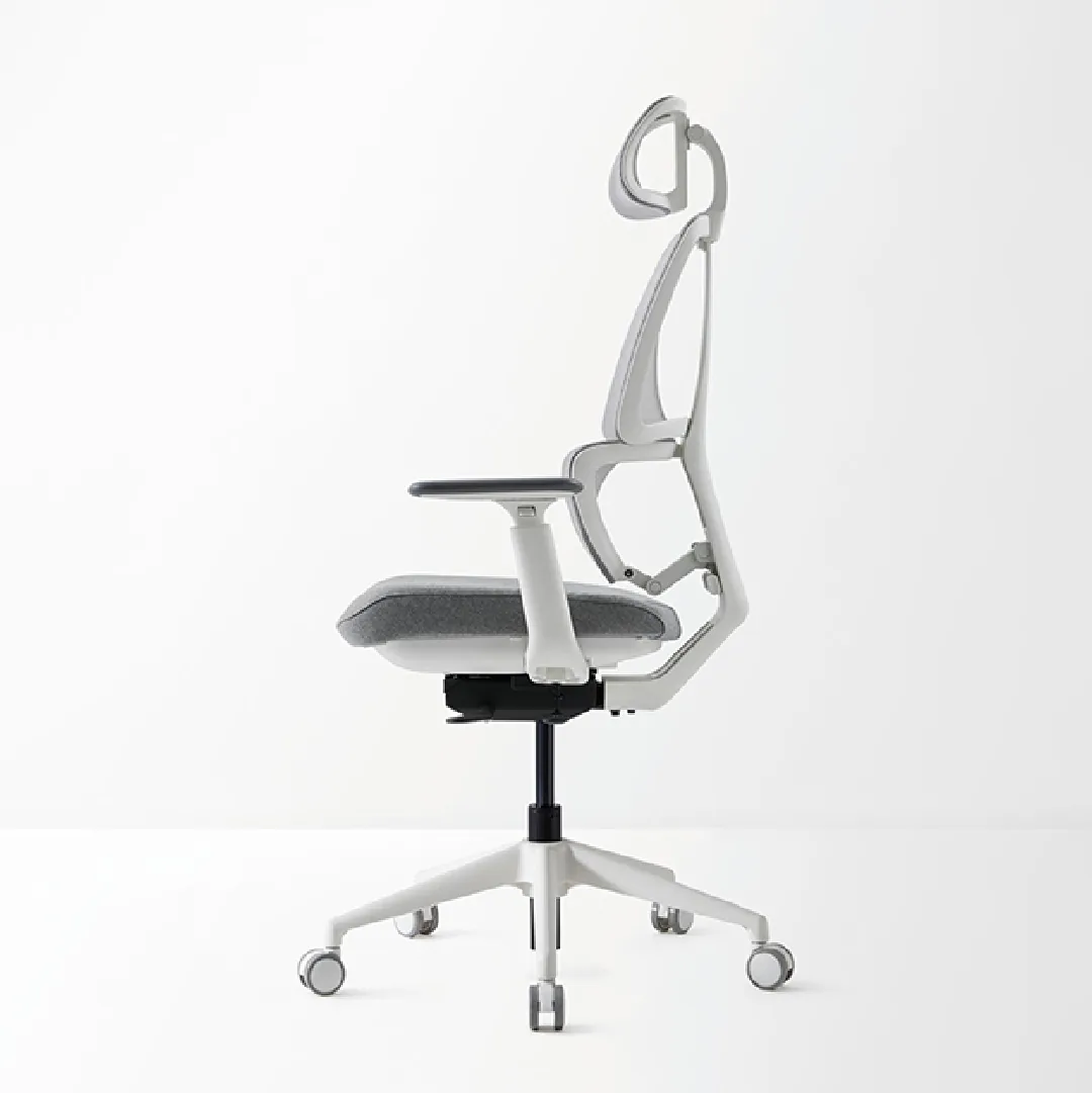 G3 High-Back Mesh Chair with Dual Backrest - White Saudi Arabia 5